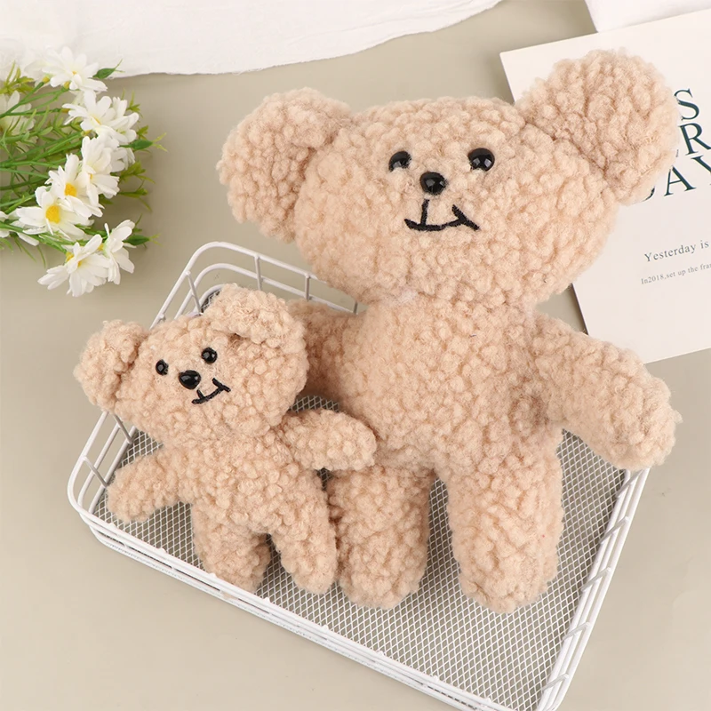 

Cute Cartoon Plush Bear Keychain Keyring Stuffed Animal Bear Dolls Toy Backpack Pendant For Kids Girls Gifts