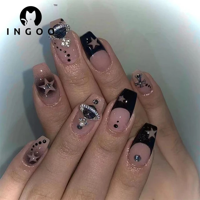 50 Classy Nail Designs with Diamonds that will Steal the Show - The Cuddl | Diamond  nail designs, Classy nail designs, Classy nails