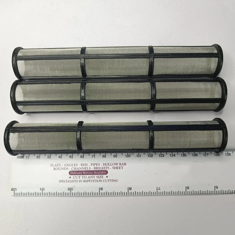 

3PCS Inline Strainer 244067 Black 60 Mesh Airless Spray Pump Long Filter