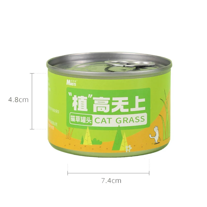 Cat Grass Sticks Catnip Snacks Cat Grass Jar Snacks For Adult Cats and Kittens Green Plant Wheat Seedling Hair Balls To Supplement Nutritional
