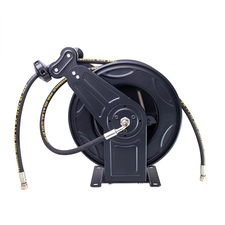 Hot Sale Heavy Wall-mounted Telescopic Automatic High Ppressure Garden  Water and Air Hose Reel
