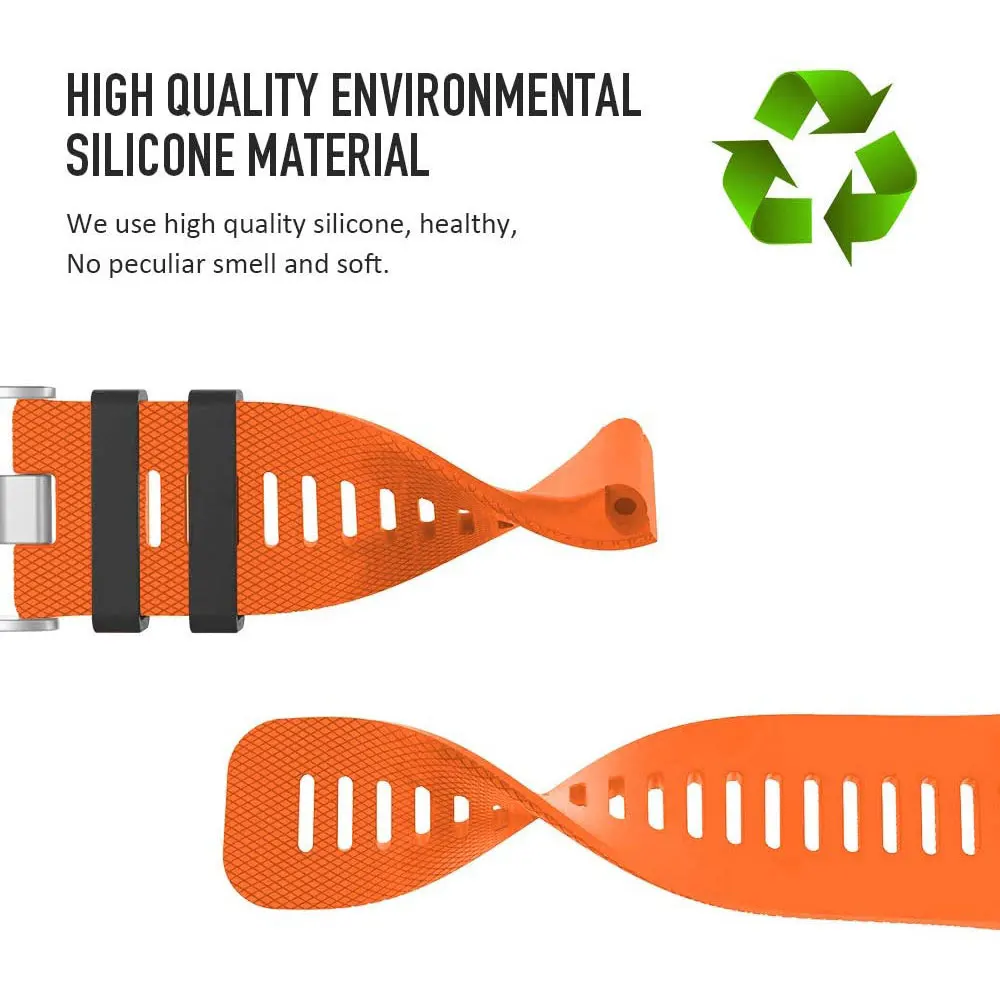 Silicone Watch Strap Soft Replacement Band Accessories with Tool