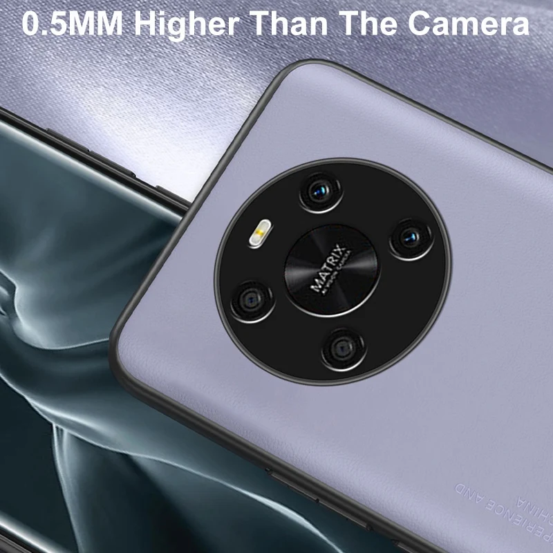 Luxury PU Leather Matte Phone Case with Full Protection