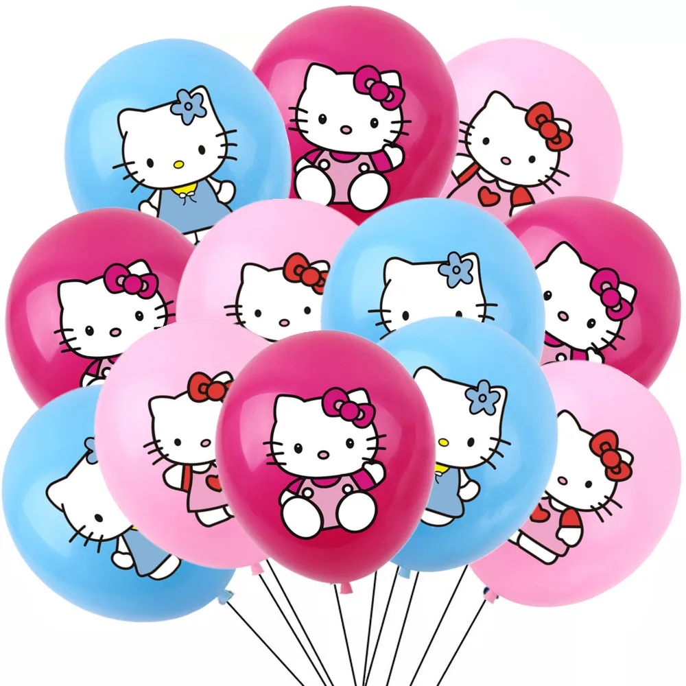 JEWELESPARTY 6PC HELLO KITTY FOIL BALLOONS PARTY BALLOON DECORATIONS  SUPPLIES