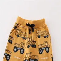 Jumping Meters 2-7T Cars Print  Boys Trousers Pants For Autumn Winter Cartoon Full Length Fashion Baby Sweatpants 3