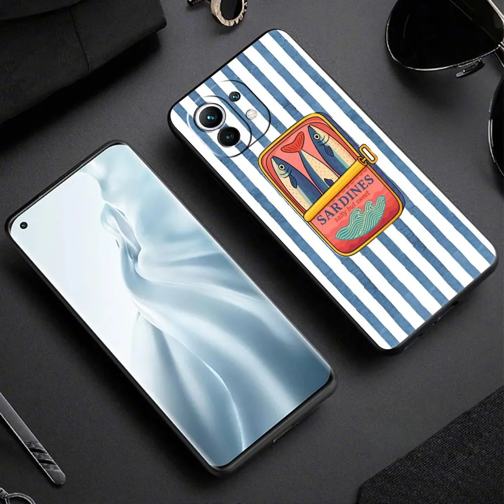 Funny Fish Sardines Laser Soft TPU Phone Case Cover