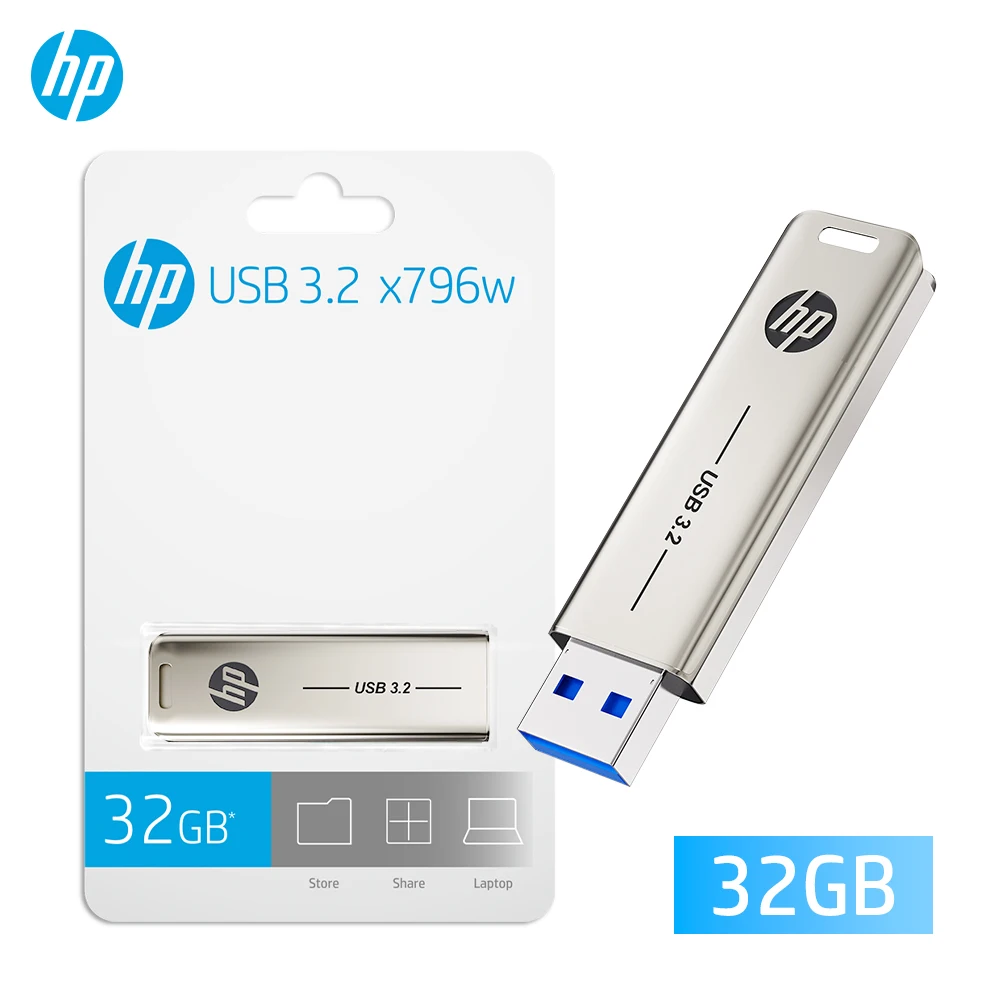 High-Speed Metal USB Flash Drive - 32GB to 256GB External Storage Device