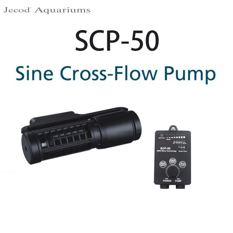 

jebao new SCP-50 ECP-50 WIFI wave pump circulation pump 12W 1500-5000L / H coral tank mini aquarium surfing pump for 8MM glass