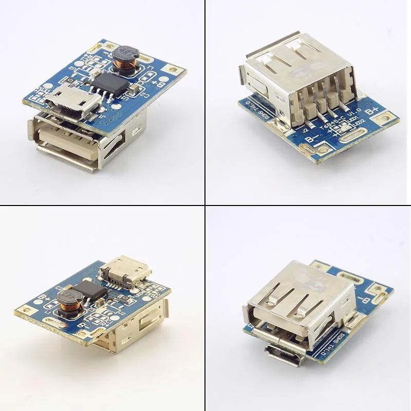 

5V 1A Boost Step Up Power Module Lithium LiPo Battery Charging Protection Board USB for DIY Charger Program