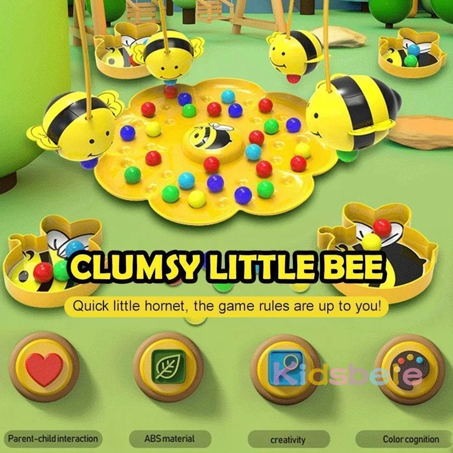 Magnetic Bead Board Party Games Parent-Child Interaction Bee Collecting Pollen Beads board game board game toy