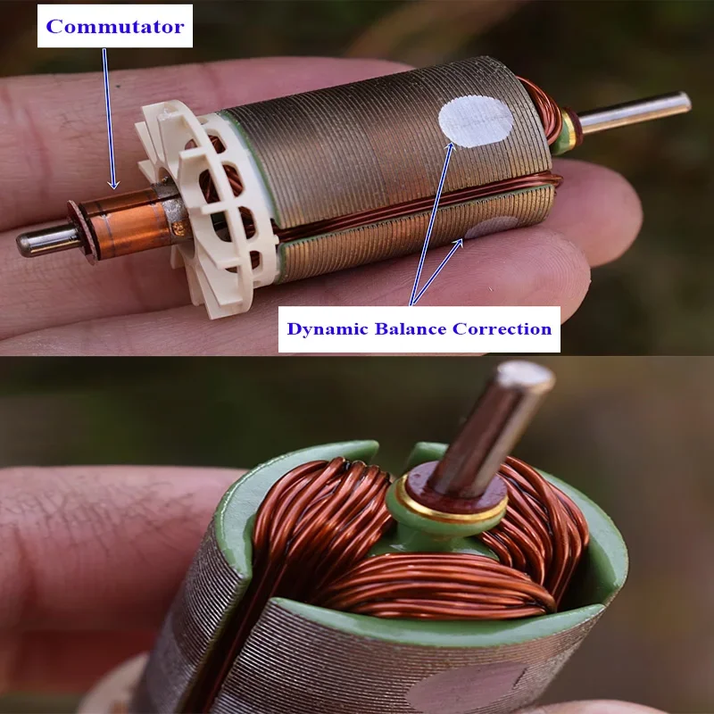 Heyiarbeit DC 10.8V 12 Teeth Electric Gear Motor 20000 RPM - Replacement For Screwdrivers, Hand Drills, Electronic Devices