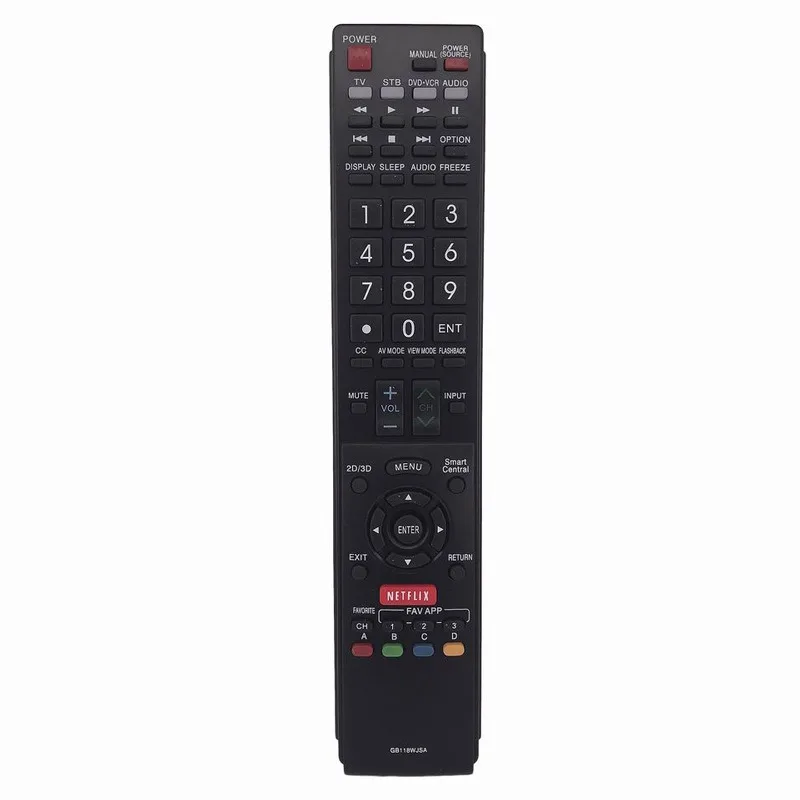 Nuevo GB118WJSA Control Remoto Reemplazo Sharp AQUOS Compatible con TV Sharp AQUOS GB004WJSA GB005WJSA GA890WJSA GB105WJSA GA935WJSAE
