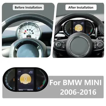 Grupo automático para BMW MINI Cooper R55 R56 R58 R60 2007-2014 velocímetros tablero serie R panel de instrumentos de pantalla digital 1