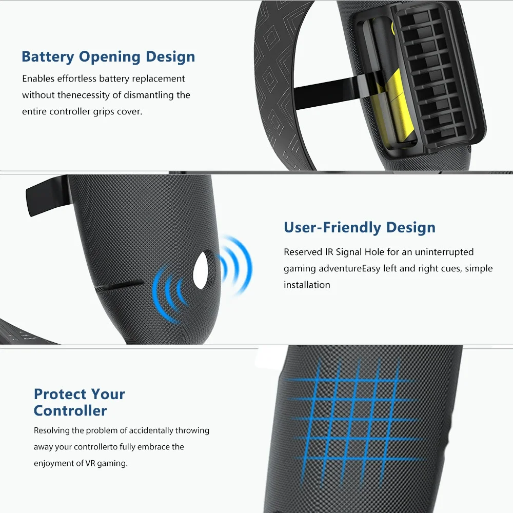 With Battery Replacement Opening Cover&Knuckle Strap Silicone Protective Control