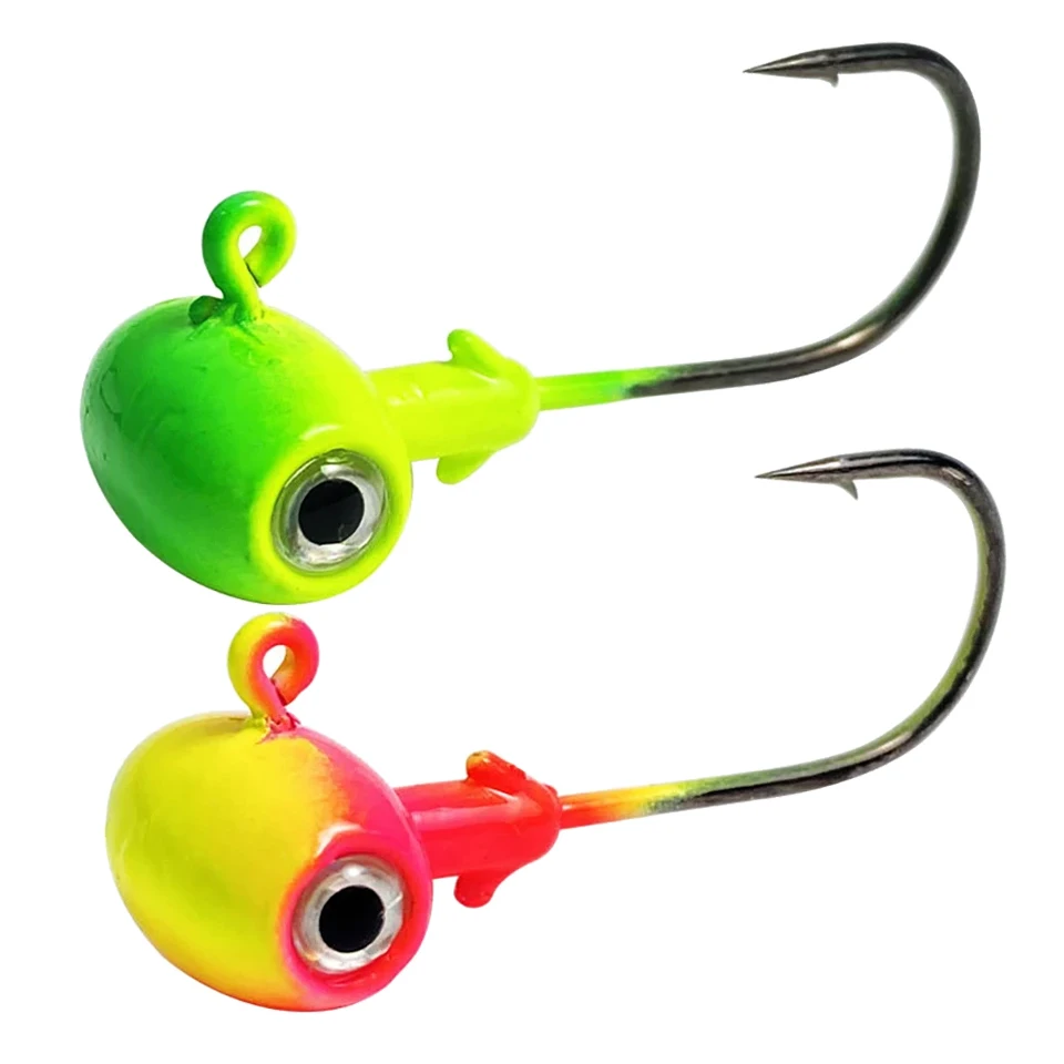 

5Pcs/Lot Lead Head Hook Fishhook Barbed Hook 3D Fish Eyes Fishbait 3.5g/5g/7g/10g/14g Fishing Tackle Suit For Soft Worm Swimbait