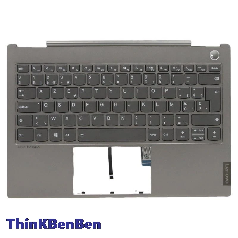 

BE Belgian Mineral Gray Keyboard Upper Case Palmrest Shell Cover For Lenovo ThinkBook 13s IWL 5CB0U43211