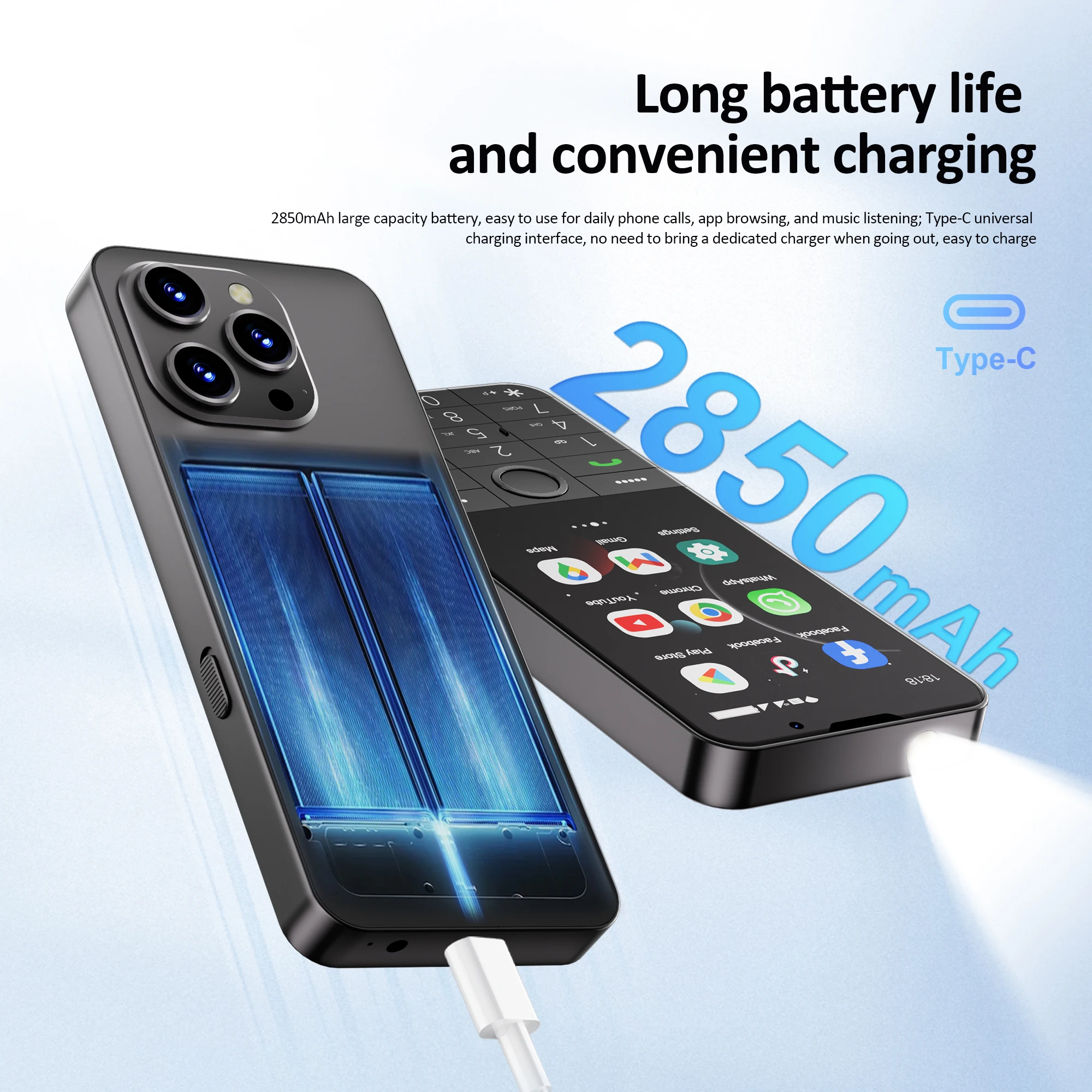 SERVO F26 PRO Android Smartphone 4G LTE 2 SIM Standby 2GB+16GB Play Store WiFi Hotspot FM Radio Flashlight Button Smart Phones