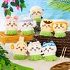 Chiikawa Official Movie Series Plush Keychain Flower Wreath Grass Skirt Cute Plush