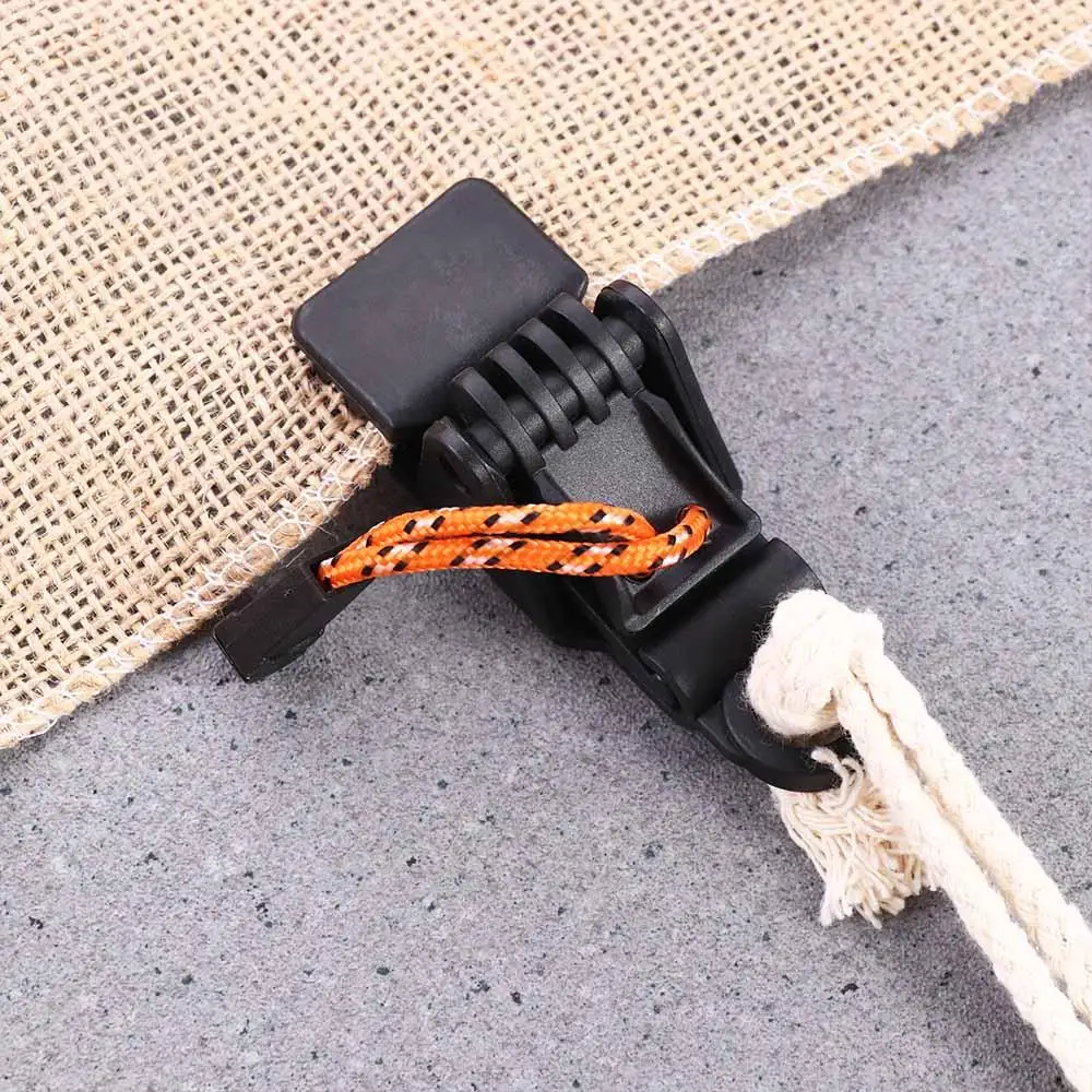 Awning Clamp Windproof Outdoor Tool Alligator Tent Clip Fixed Plastic Clip Tent Alligator Crocodilian Tabernacle Clamp tent clips
