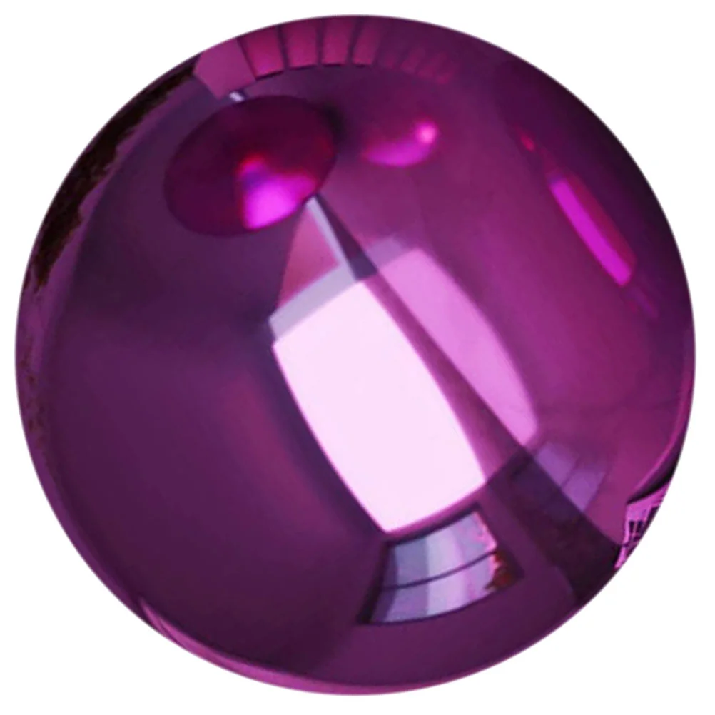 

Gazing Globes Reflective Garden Sphere Purple Diameter 135Mm Gazing Globes Garden Stainless Steel Gazing Balls Mirror Balls Home