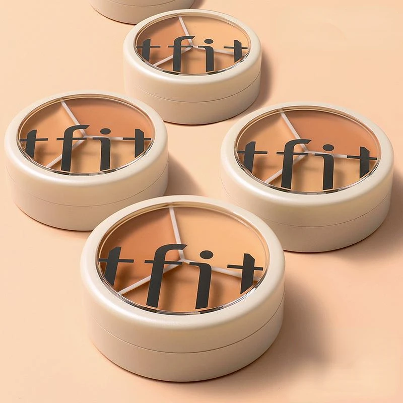 Korea 3-color Concealer Palette For Face Eye
