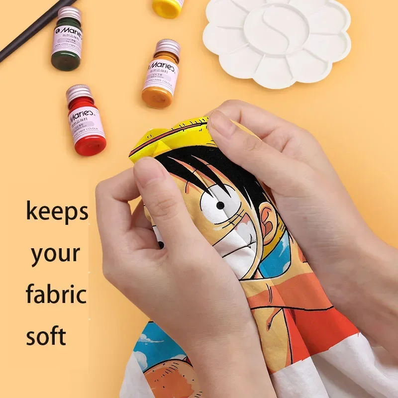 Fabric Paint Set 12/36 Colors 10ml/Tube for Clothes Canvas fabric paint set