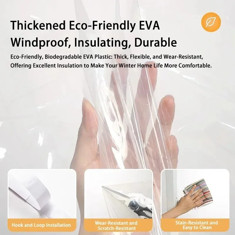 window privacy film Winter Anti Leakage Anti Cold Freezing Thickened Fabric Sealing Window Windproof and Customizable Insulation Film