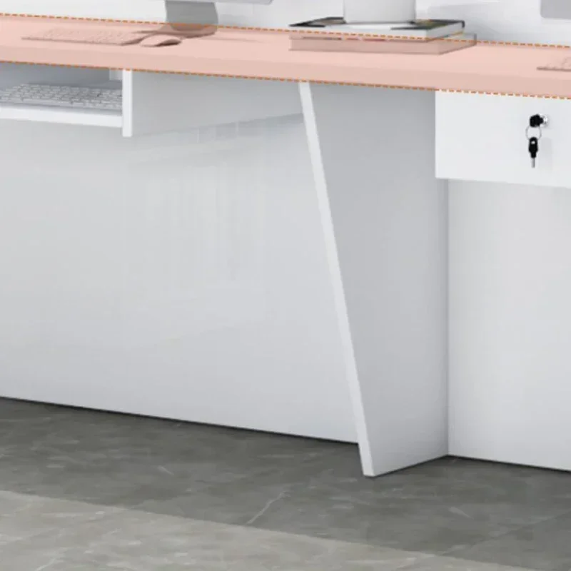 Lectern Simple Aesthetic Reception Desks Counter Cash Professional Entrances Tables Recepcion Salon De Belleza Shop Office Bar
