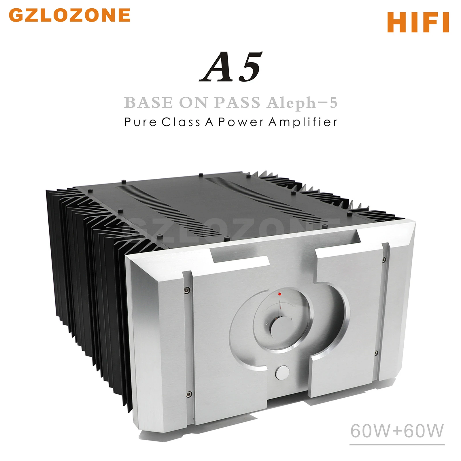 

ZEROZONE HIIFI PASS A5 Pure Class A Power amplifier Base on Aleph-5 circuit High amplifier 60W+60W 8 ohm