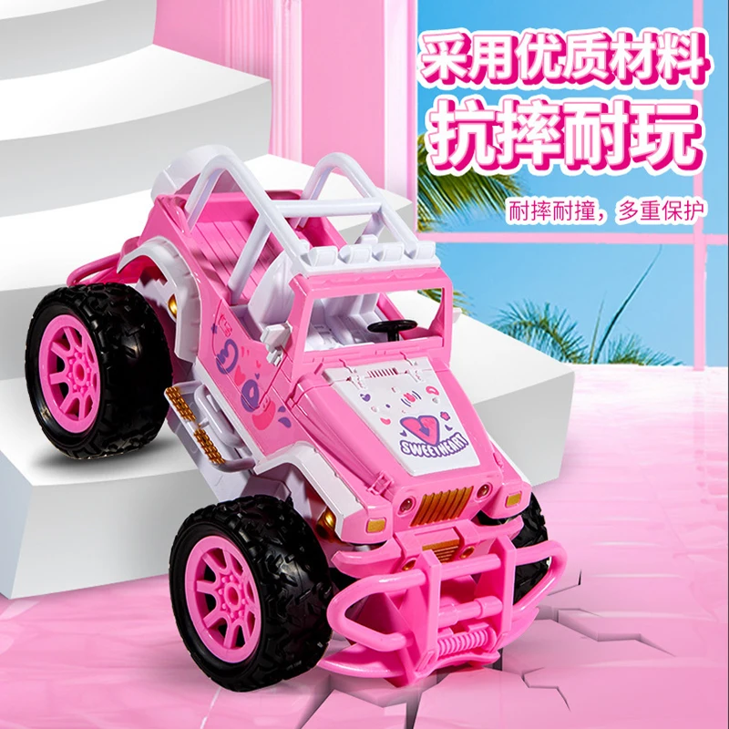 BGTOY RC Car 4WD Remote Control Pink Off-road Vehicle Drifting Electric Car For Kid Boys Girls Toys Christmas Birthday Gifts 3