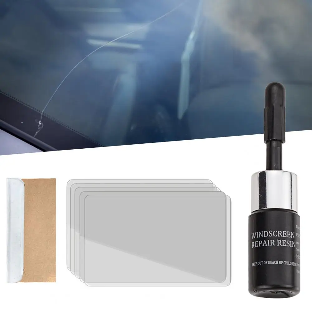 

Window Crack Fluid Car Maintenance Tools with Cured Film 3ml Dedicated Windshield Repair Kit Repair Fluid Save Time