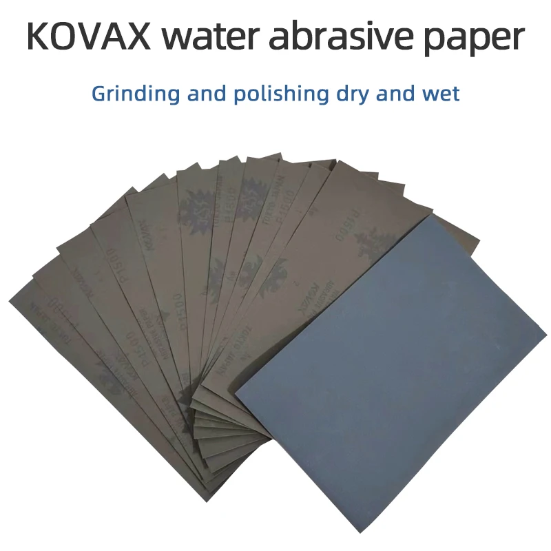 

Japanese KOVAX Water Sandpaper Car Finish Polishing Cosmetic Scratch Repair 1500/2000 Grit Sand Fine Grinding Abrasive