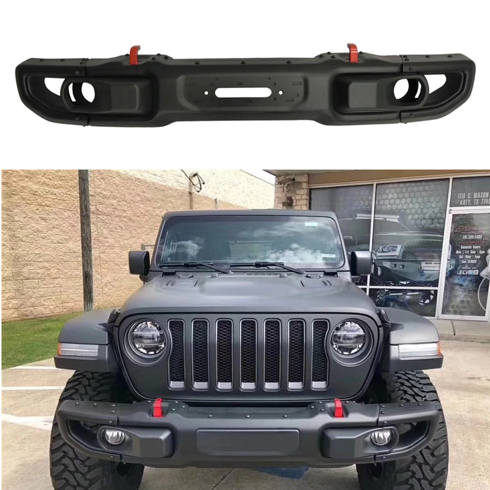 Free Shipping 10th Anniversary Steel Front Bumper For Jeep for Wrangler JL  2018+ JL1049|Bumpers| - AliExpress