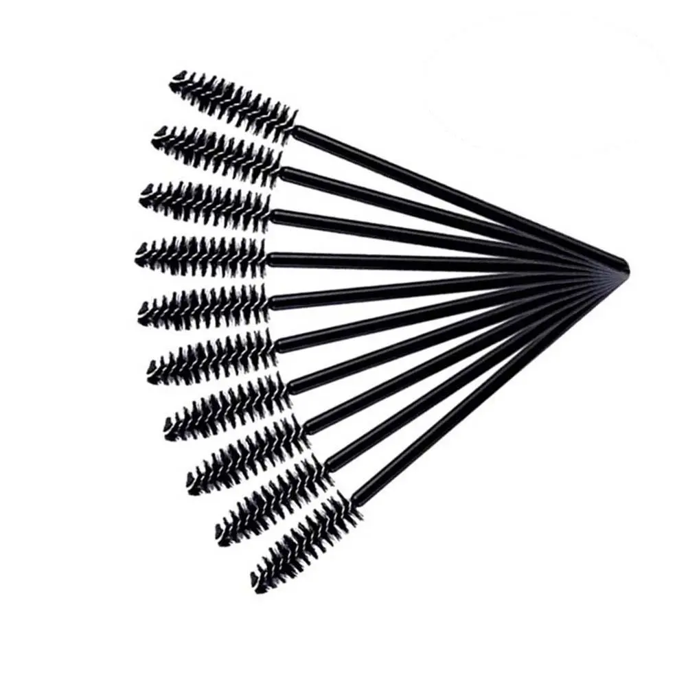 12Pcs 속눈썹 브러쉬 전문 마스카라 완드 컬링 및 빗질용 속눈썹 눈썹 나일론 메이크업 어플리케이터 도구 키트