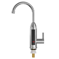 3000W 220V électrique cuisine chauffe-eau robinet instantané chaud en acier inoxydable robinet d'eau chauffage froid robinet 6