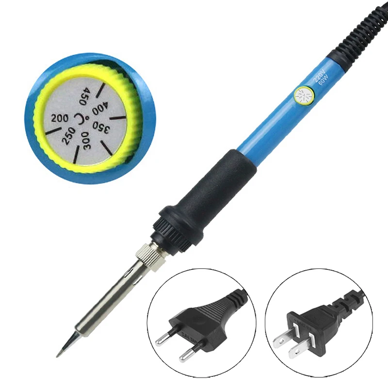 

Adjustable Temperature Electric Soldering Iron V V 60W 80W Welding Solder Heating Nib Repair Tool Welding Tool Kit