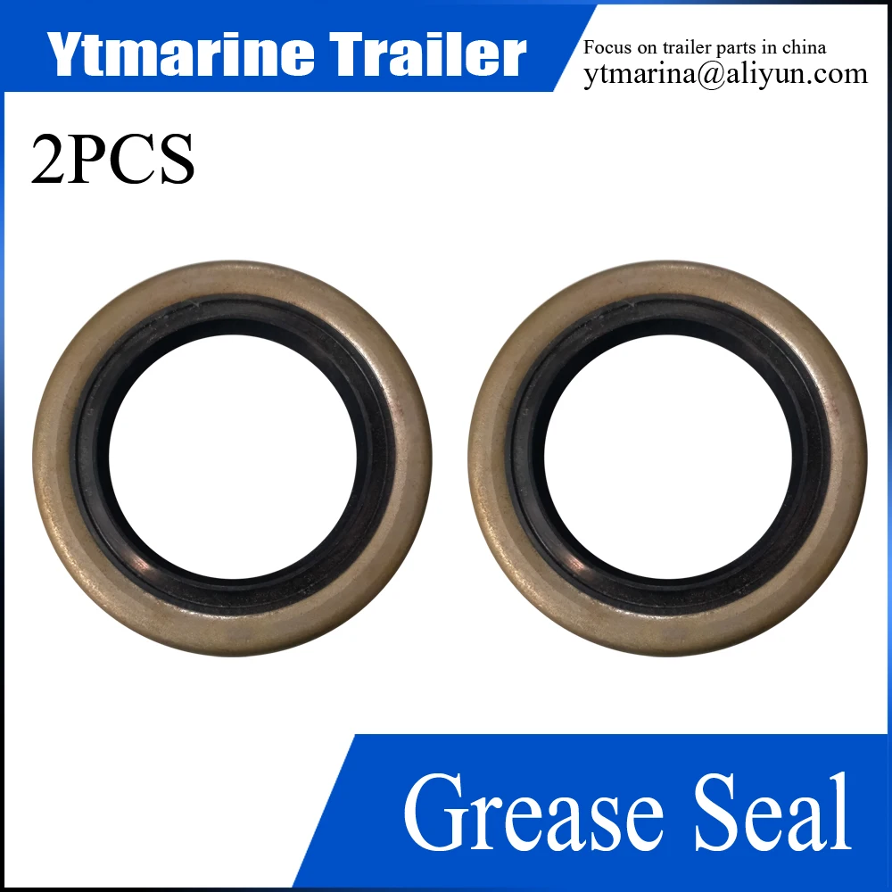 2PCS Trailer Wheel Bearing Axle Oil Seal,Grease Seal 3500LBS.,Trailer Hub Grease Seal,I.D.1.719’’，O.D.2.565’’