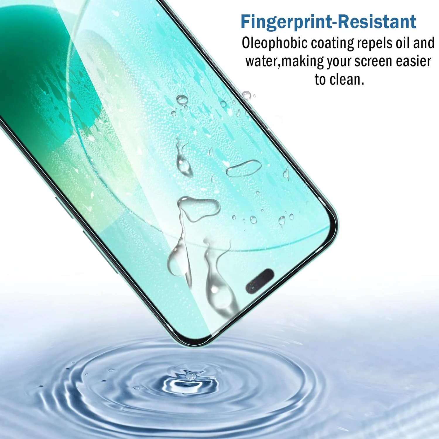 Tempered Glass Screen Protector, Scratch Resistant & Bubble-Free, 9H Hardness