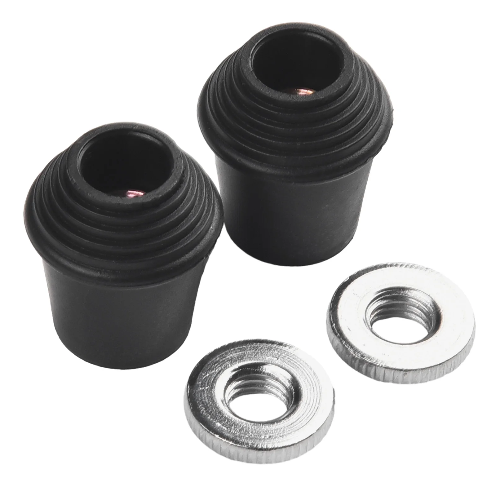 

Drum Percussion Instrument Kit 2 High Quality Rubber Feet Tips Durable Alloy Material Excellent for Bass Drum Replacements