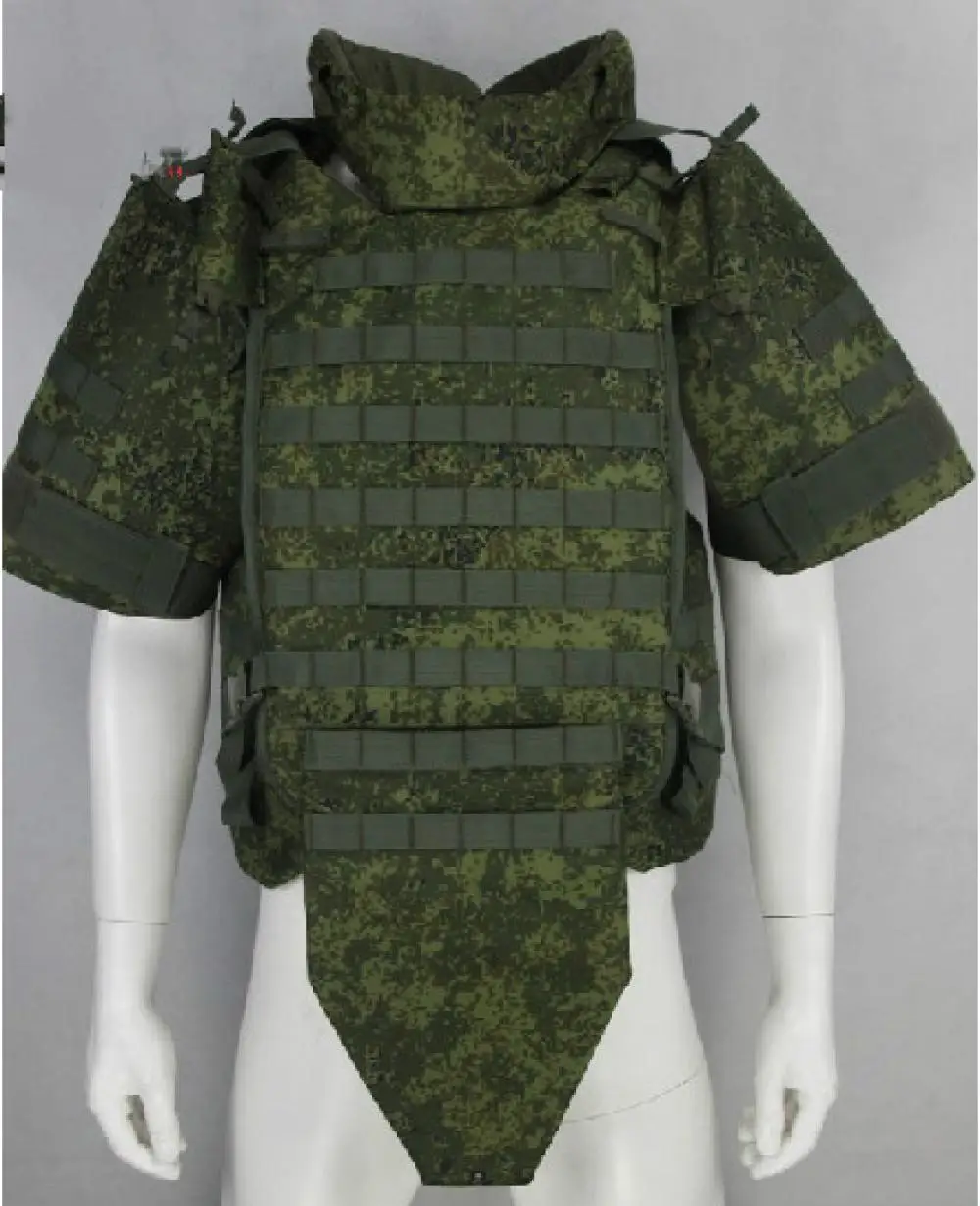 Russian Tactical Vest Military Camouflage 6b45 Digital Jungle Green