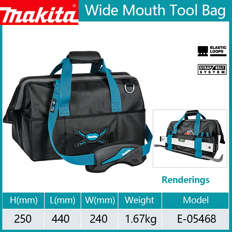 Makita Original Portable Tools Bag Multi-functional Electrician Woodworker  Repair Thickened Storage Bag Wear-resistant Toolkit Power Tool  Accessories AliExpress