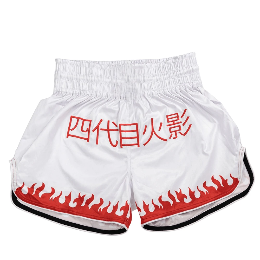 Sommer Neuheit: 4. Hokage Muay Thai Shorts für Herren – Übergroße, atmungsaktive, schnelltrocknende MMA-Sportshorts für den Octagon-Kampf und Nachtspiele