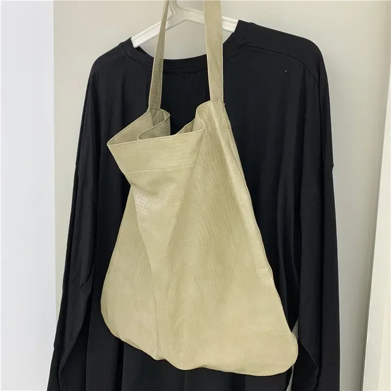 

2023 NEW Bag for Women Fashion Korean Style Crossbody Shoulder Bag Bucket Large Capacity Solid Color PU Shopping Bag Handbags
