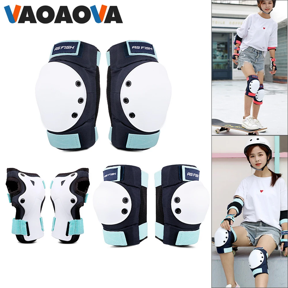 Kids/youth Knee Pads Elbow Pads Wrist Guards Protective Gear Set