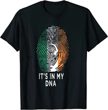 

IT'S IN MY DNA Irish Roots Ireland Flag T-Shirt