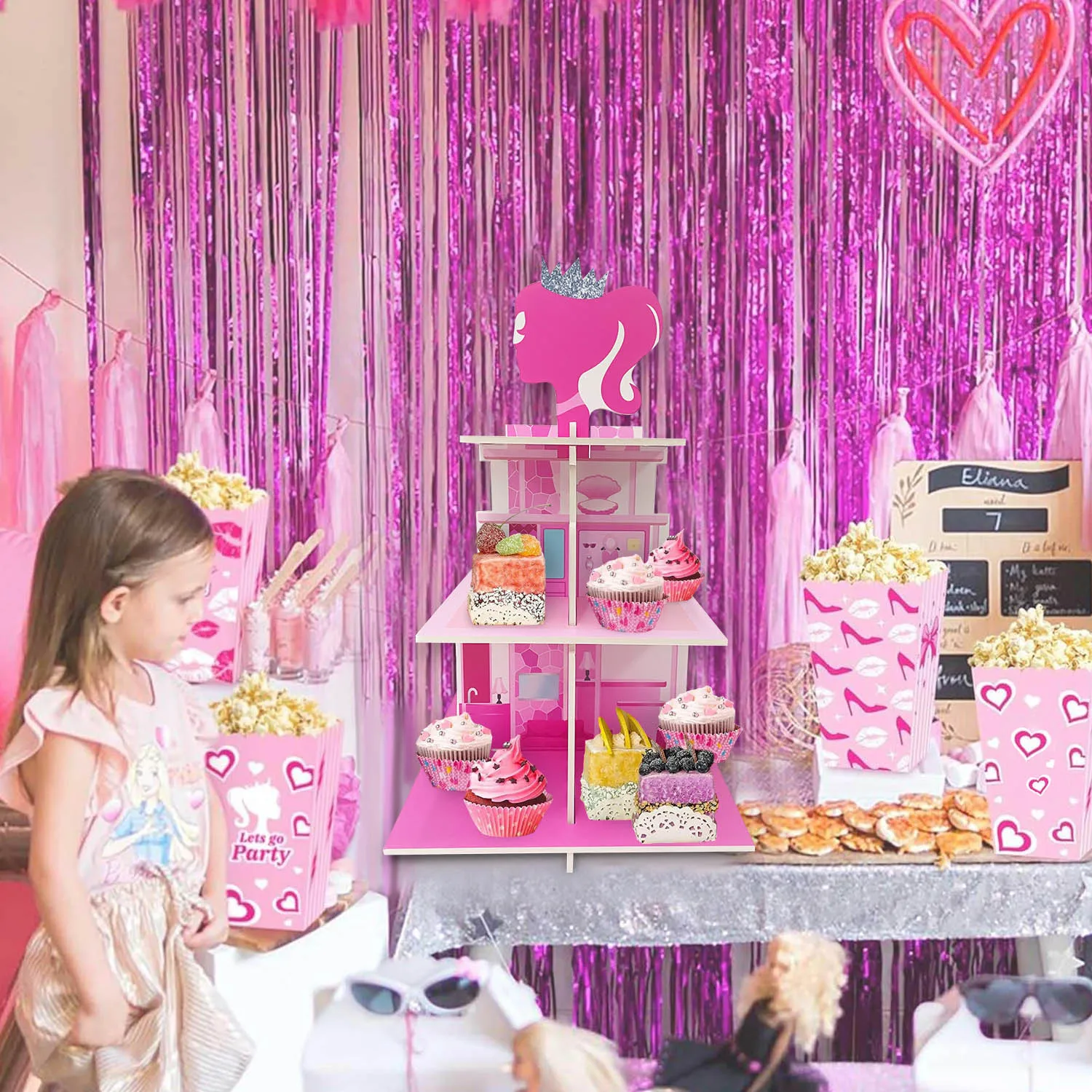 Pink Princess Cupcake Stand 6