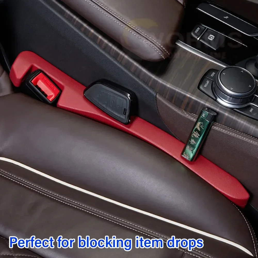 2x Car Seat Gaps Filler Crevice Blocker Console Side Fill Strip