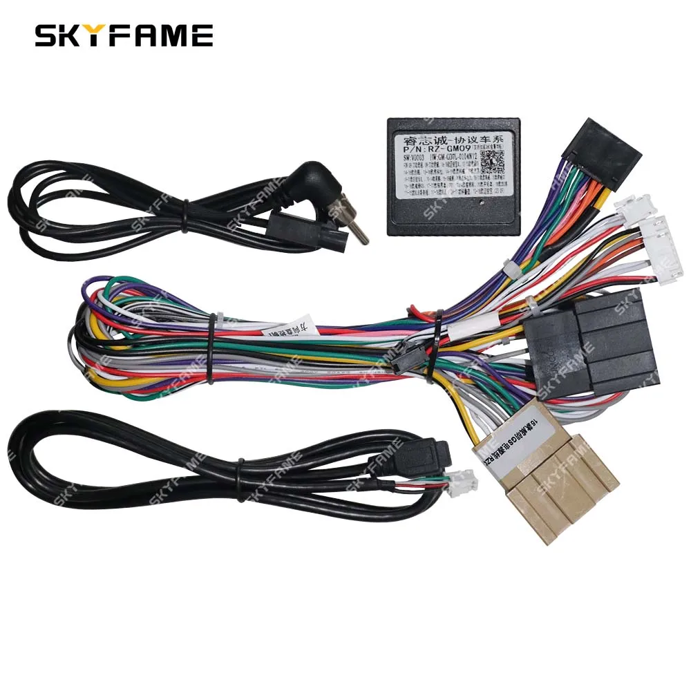 RAISE Car 16Pin Wiring Harness Adapter Canbus Box Decoder For Buick Verano GS Chevrolet S10 Colorado Trailblazer