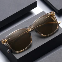 Women Retro Outdoor Polarized Sunglasses For Men Fashion Transparent Korean Square Girl  Driving Sun Glasses Unisex UV400 2