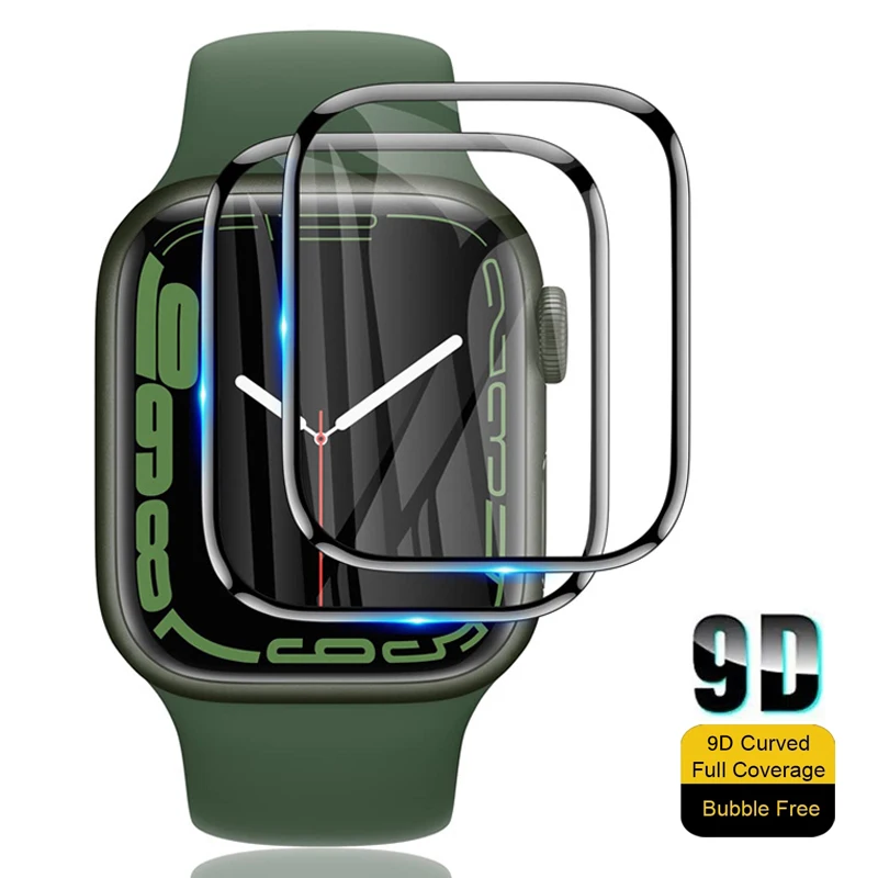 

Screen Protector for Apple Watch Ultra 9 8 7 6 SE 5 4 3 2 Anti-Scratch 9D HD Soft Film for iWatch 49mm 45mm 41mm 44m 42mm 40mm